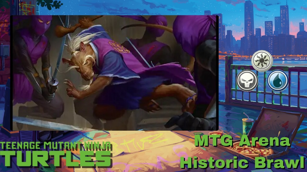 Strike From The Shadows Above And Below - Splinter, Radical Rat MTG Arena Historic Brawl