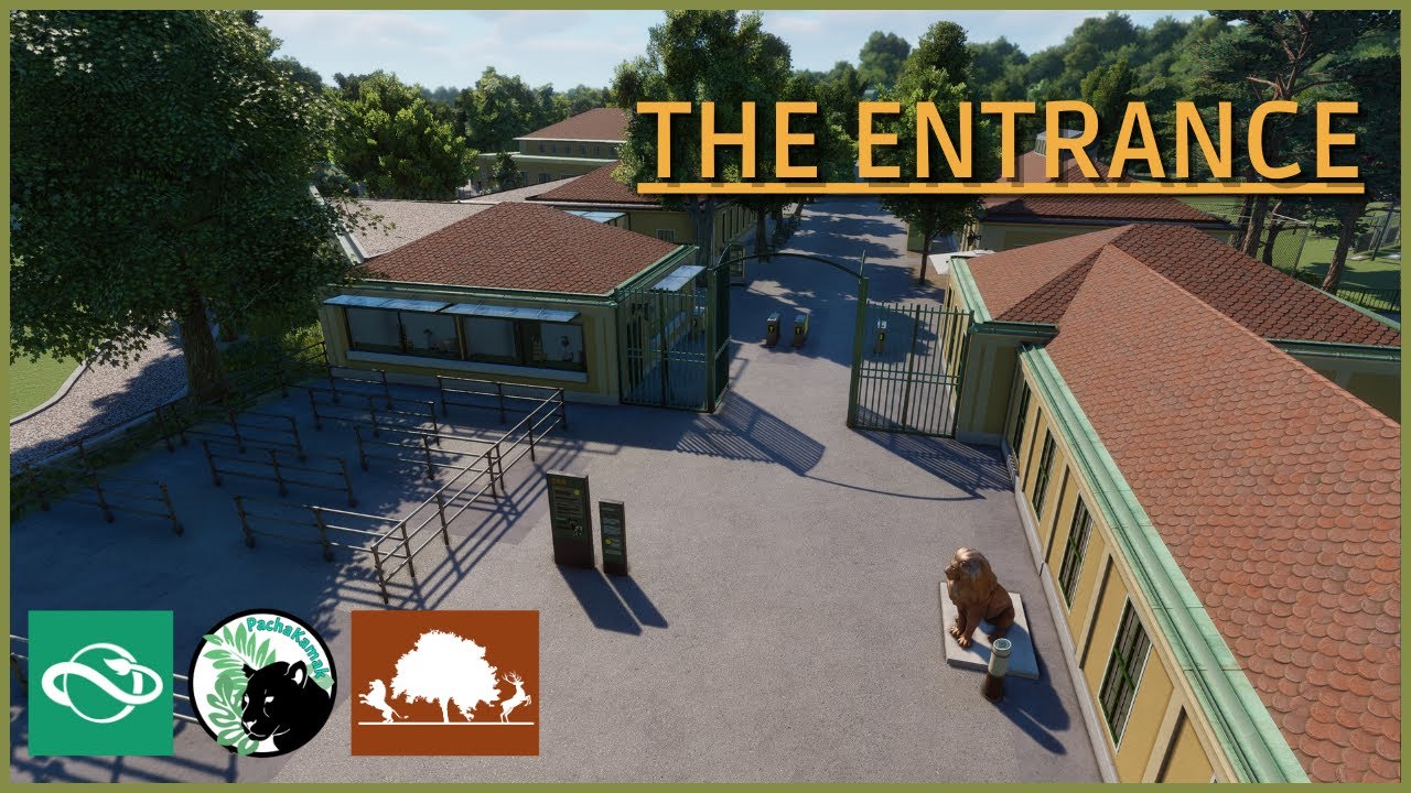 Finally the ENTRANCE! | Tiergarten Edelwald | Planet Zoo | #16
