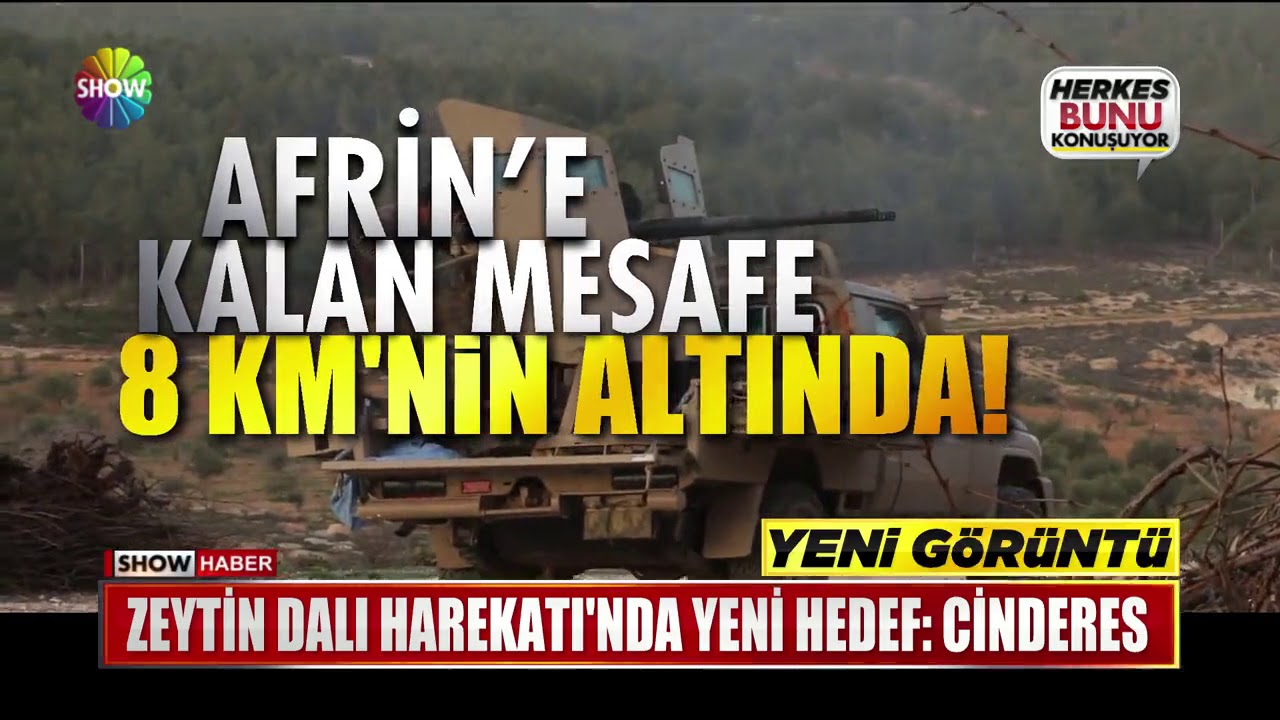 Zeytin Dalı Harekatı'nda yeni hedef: Cinderes