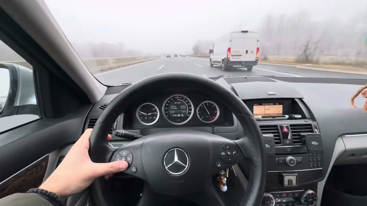 Mercedes Benz C220 CDI W204 2007 - Autobahn POV