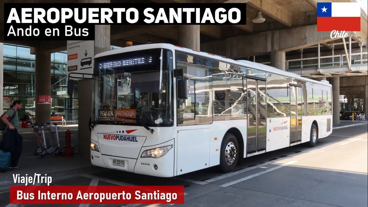 Поездка на внутреннем автобусе SANTIAGO SCL Аэропорт на автобусе King Long XMQ6132G