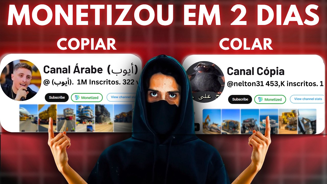Como Clonei Com IA um Canal Dark &Aacute;rabe Milion&aacute;rio - Curso Completo