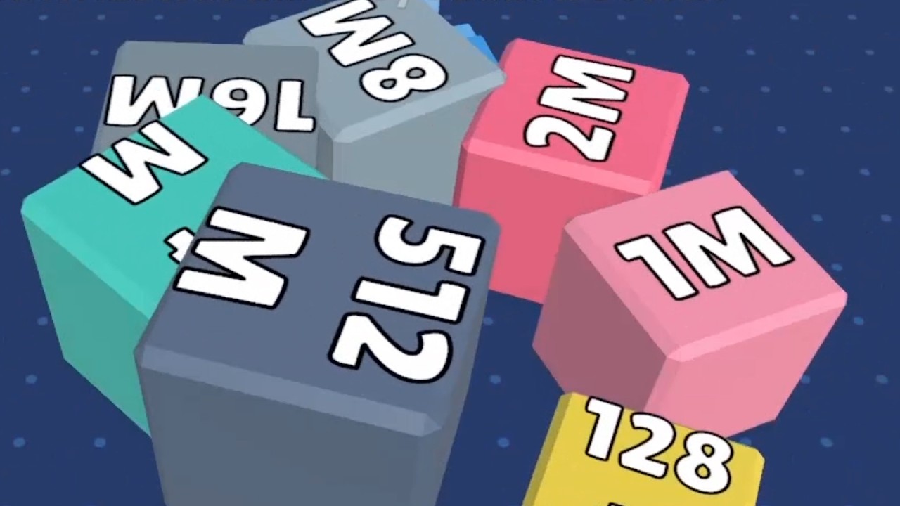 Cube 2048.io Game 🎲 A NEW GAME  🎲 CUBES SNAKE 2048.io Gameplay