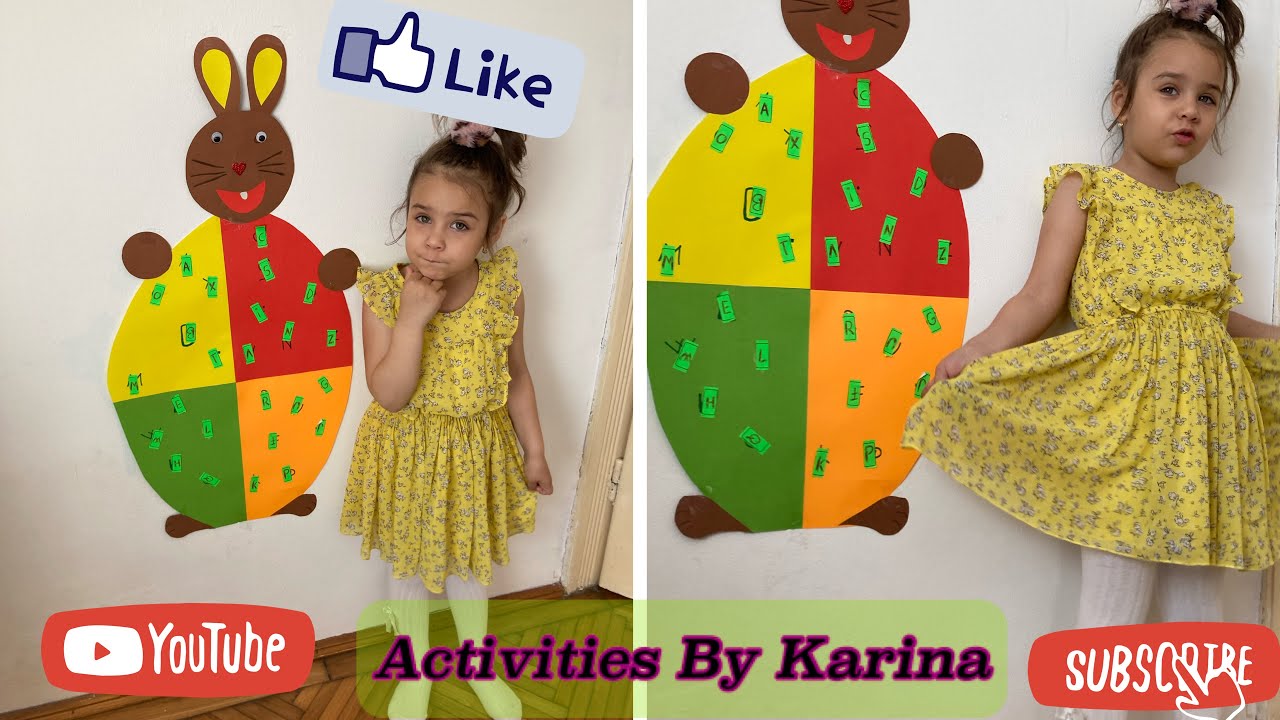 Gaseste literele | Activitate de Paste | Prescolari | Find the letters 🐇🐰