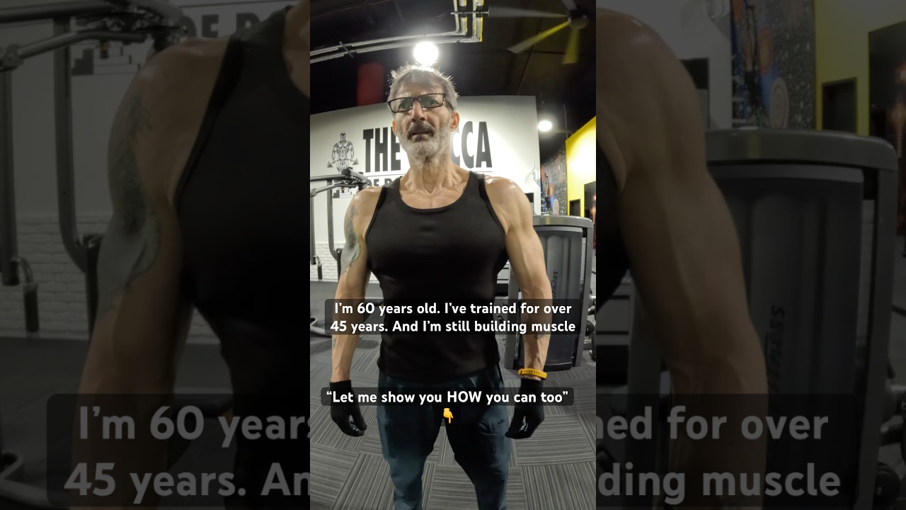 I’m 60 years old. And I’m still building muscle. 