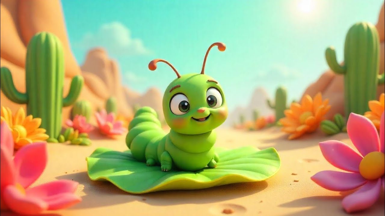 The Dancing Caterpillar | Fun Nursery Rhymes For Kids | Caterpillar Sing Along |Kids Cartoon