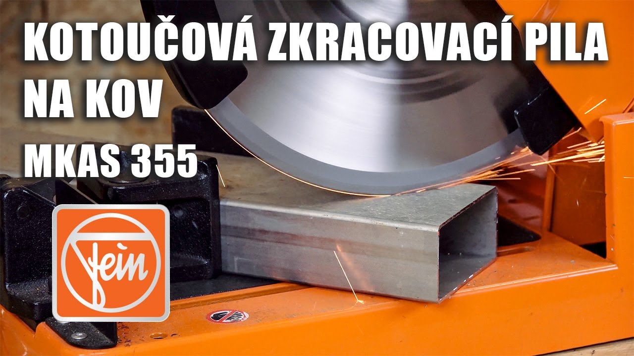 Přesná kotoučová pila na železo místo pásovky?  Fein MKAS 355