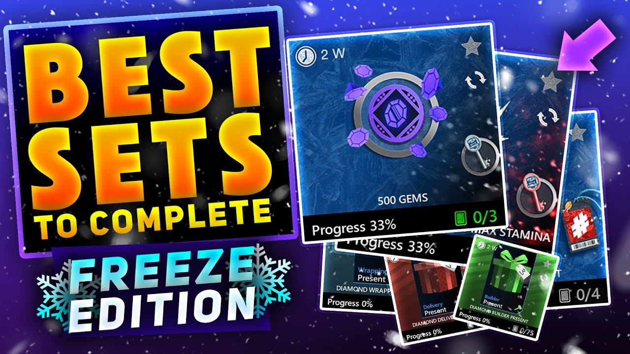BEST SETS TO COMPLETE!!! *FREEZE EDITION* | MADDEN MOBILE 20