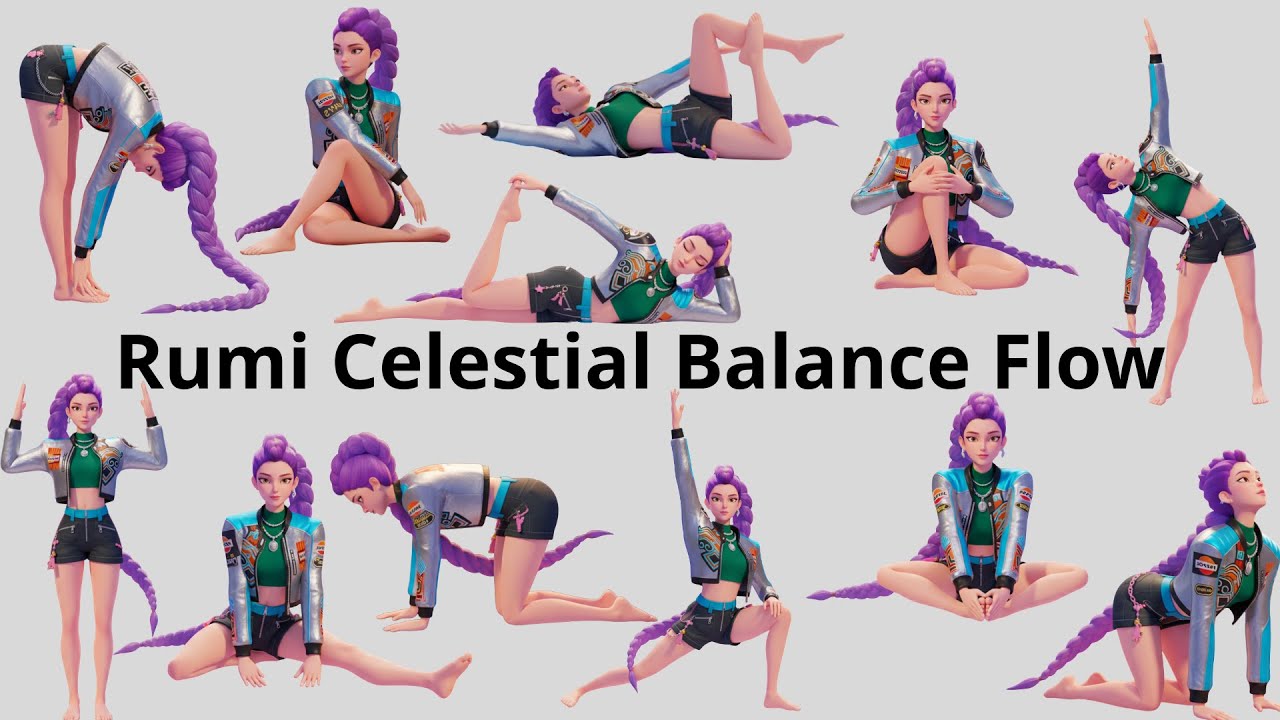 Rumi Celestial Balance Flow | Slow Aesthetic Stretch for Flexibility & Relaxation