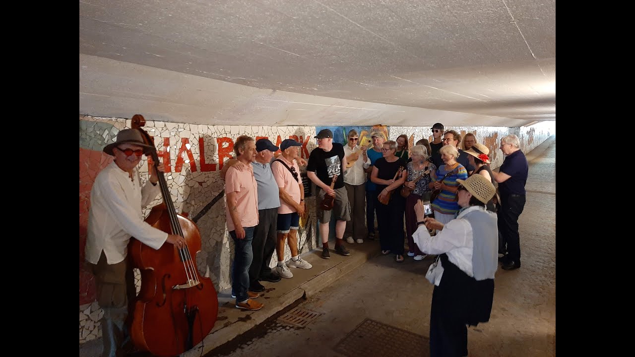 1.Bremer Ukulelenorchester und The Yankees: HALBSTARK live im Mäusetunnel (Bremen-Walle)