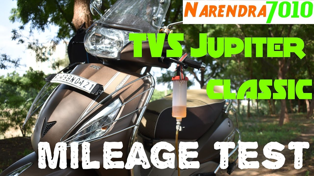 2018 TVS Jupiter classic Real mileage test
