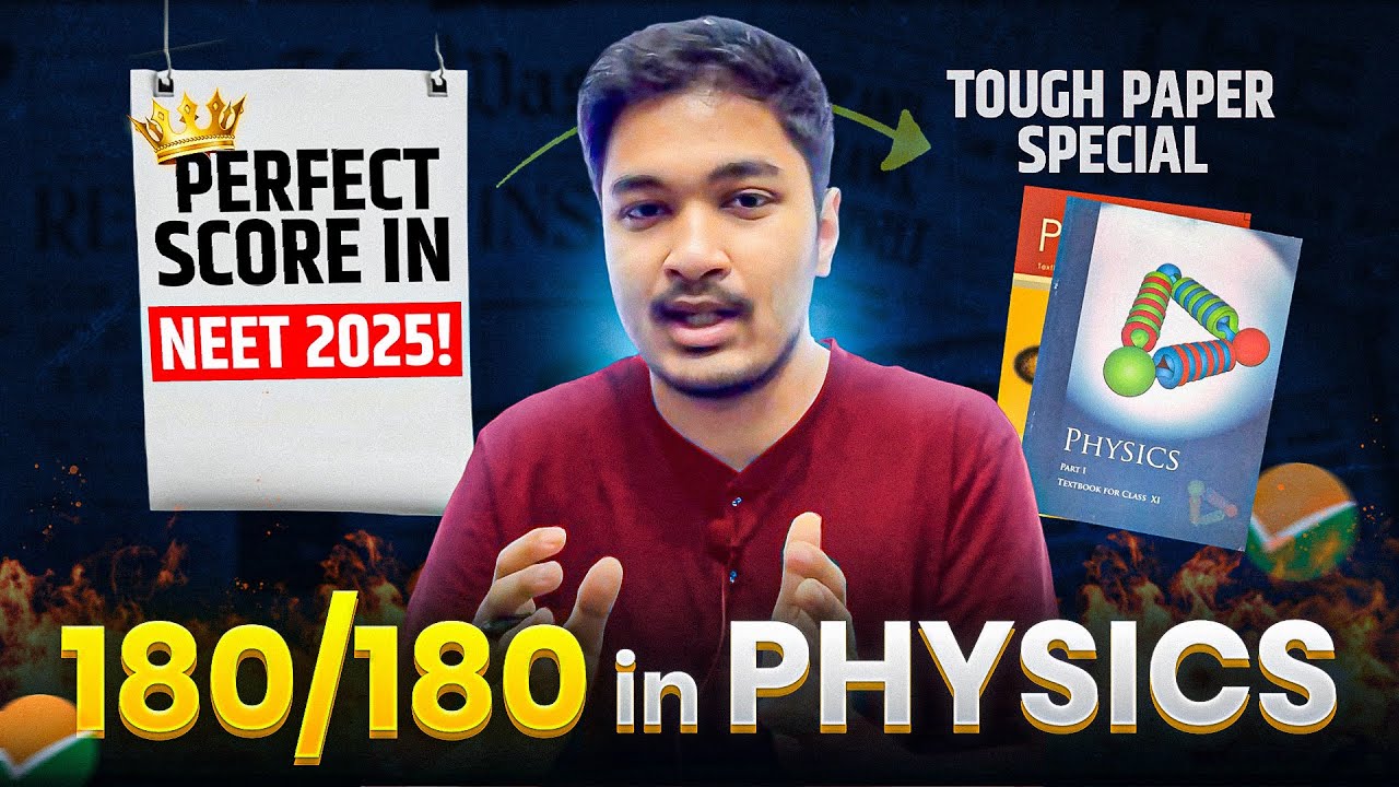 Target 180/180 in TOUGH Paper 🎯| NEET 2026 Physics PERFECT SCORE Using This Strategy 🚀 |  Soyeb