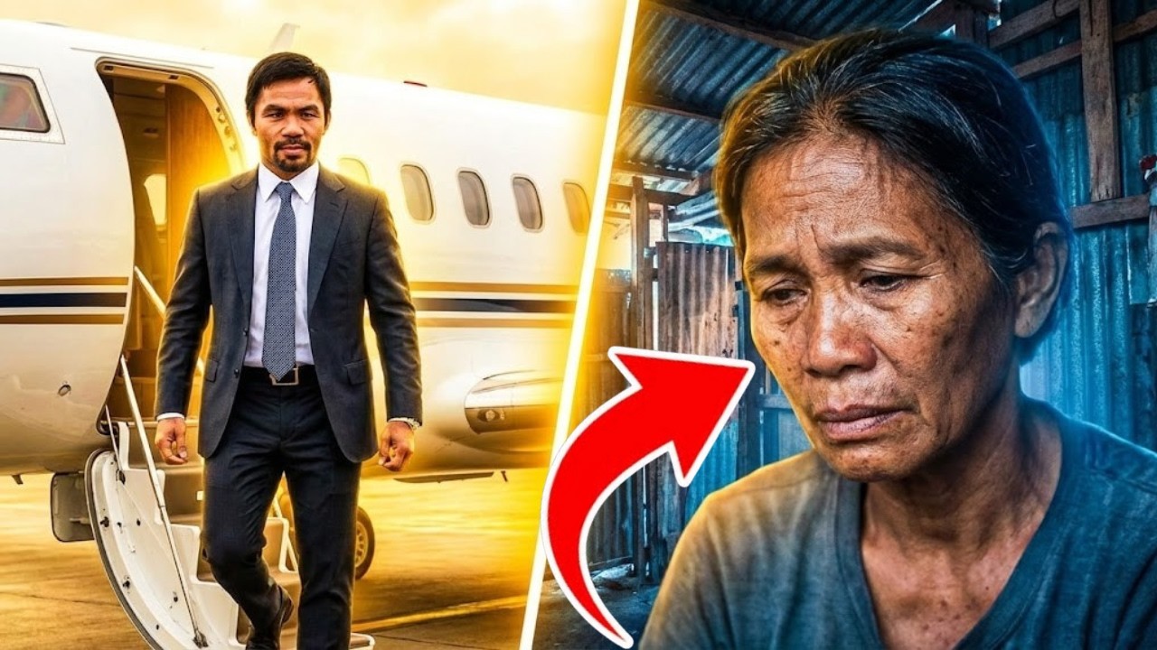 Yumaman si MANNY PACQUIAO sa laban, pero pag-uwi niya, ang ina’y nasa barung-barong pa