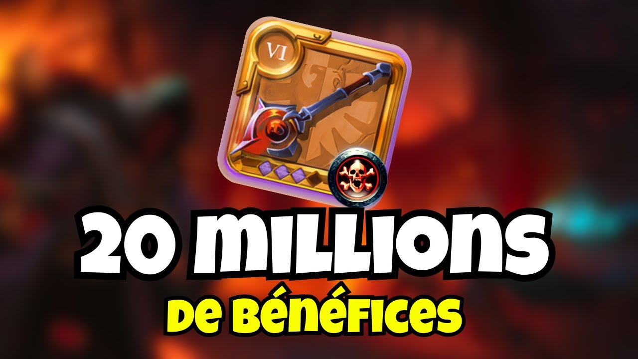 Albion online : Damné DOMINATION - Farm silvers en damné T5.1- zone noire / black zone - 20 M Bénéf