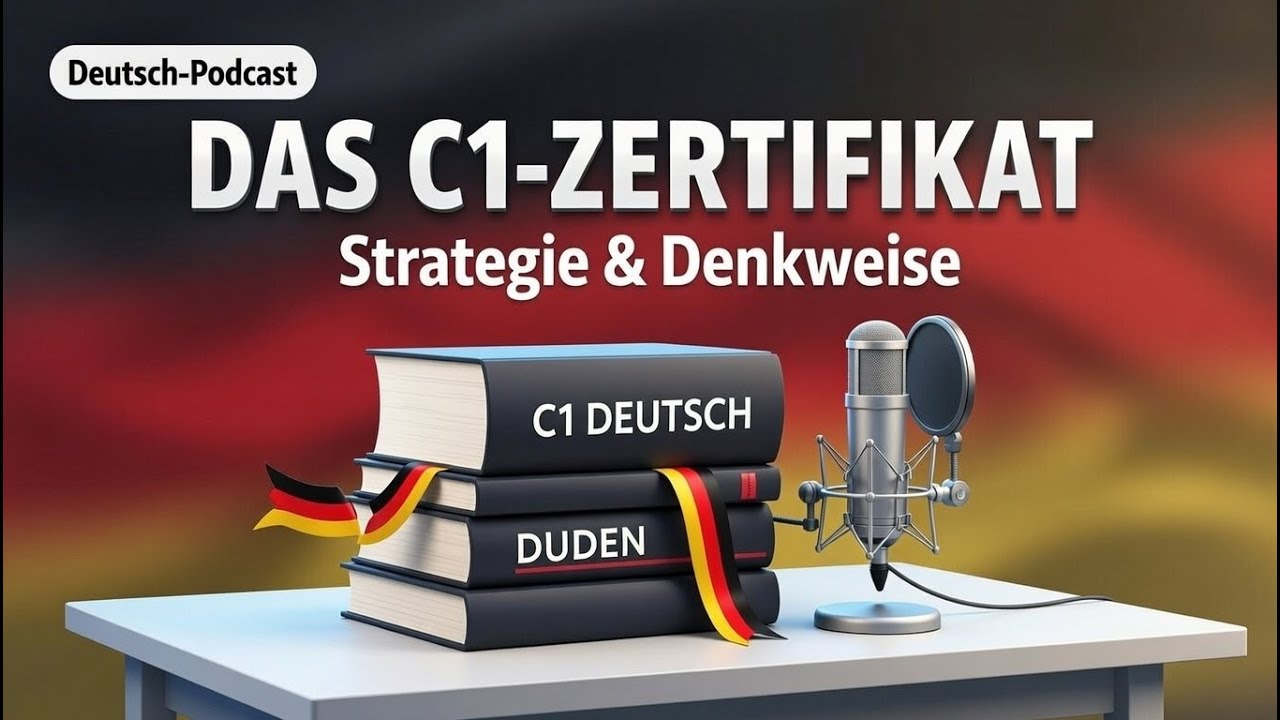 🎧 C1 Deutschprüfung erklärt  | Strategie, Bewertung & Denkweise für das C1-Zertifikat (Podcast)