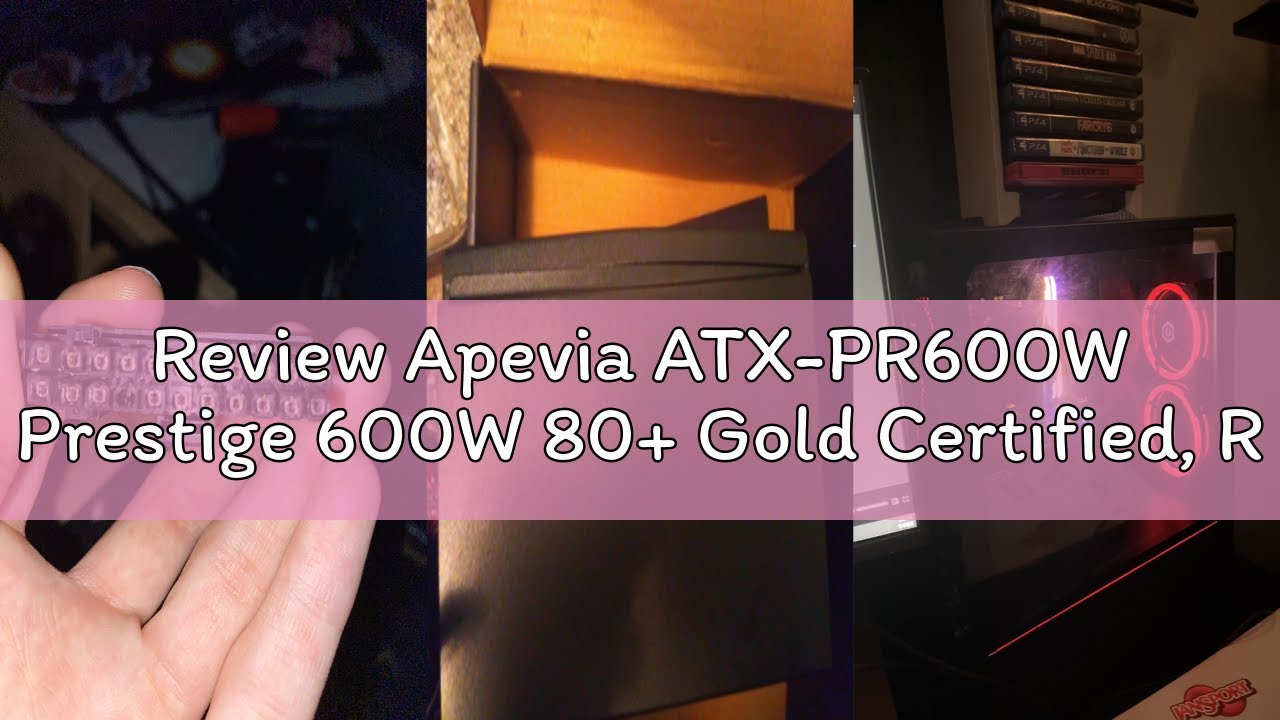 Review Apevia ATX-PR600W Prestige 600W 80+ Gold Certified, RoHS Compliance, Active PFC ATX Gaming Po