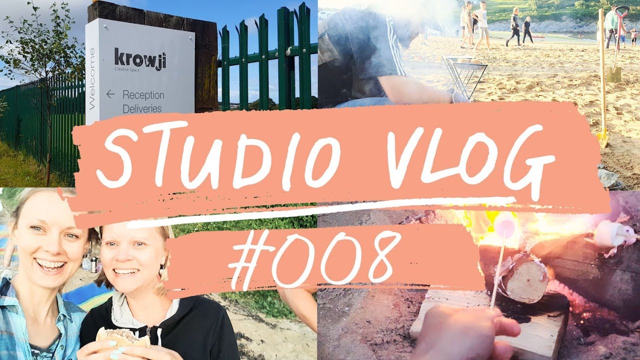 Studio VLOG 008 | krowji creative space,  goodbye beach BBQ | Mel Chadwick