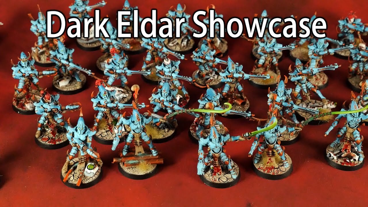 Dark Eldar Infantry Showcase -  Top Miniatures painting service