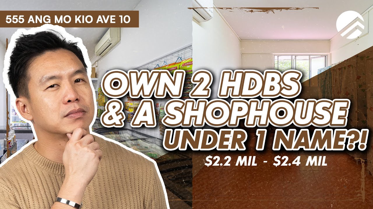555 Ang Mo Kio Ave 10 - Singapore 2-Storey HDB Shophouse with 1,614sqft | $2,200,000 | Melvin Lim