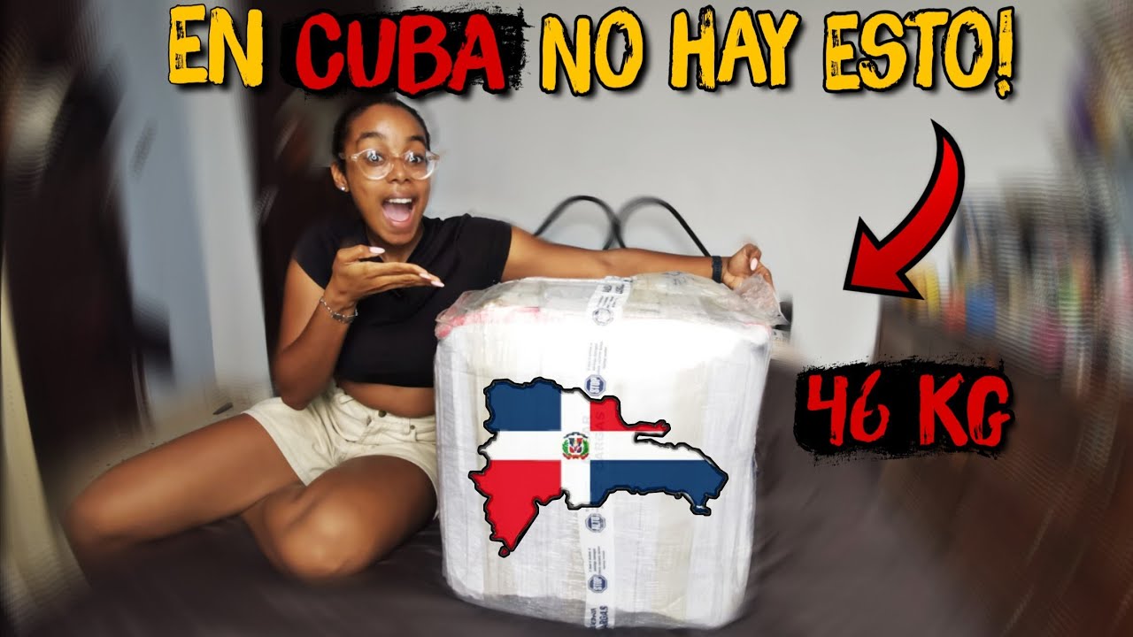 😱SUSCRIPTORA me envía SUPER PAQUETE de PRODUCTOS que NO HAY EN CUBA. CUBANA REACCIONA.