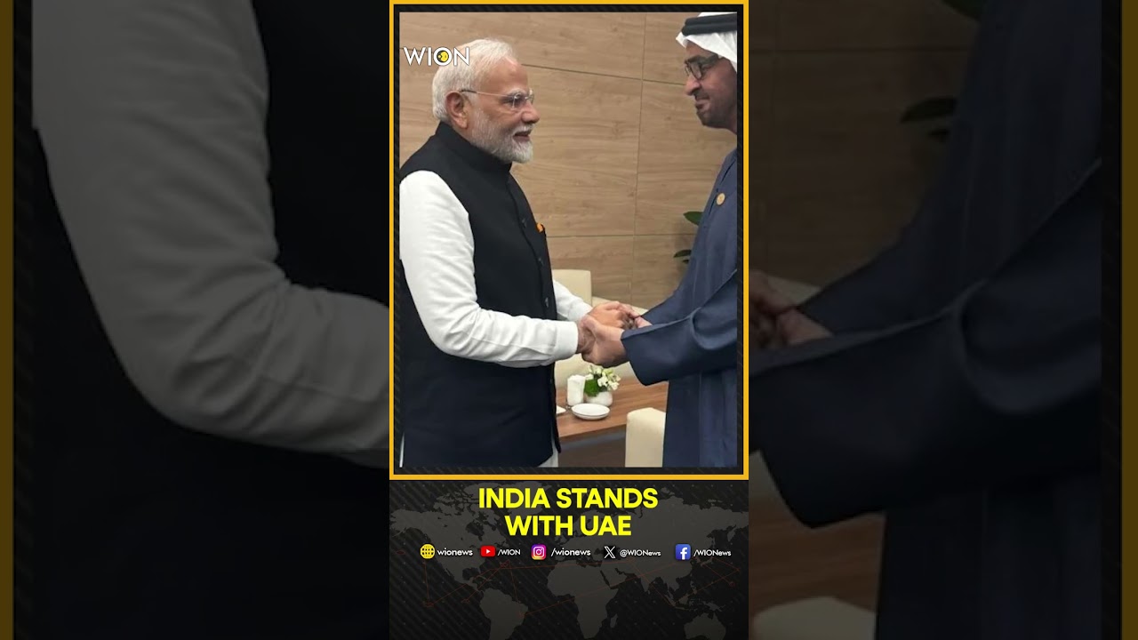 PM Modi Condemns UAE Attacks, Stresses Regional Peace and Stability | WION Shorts