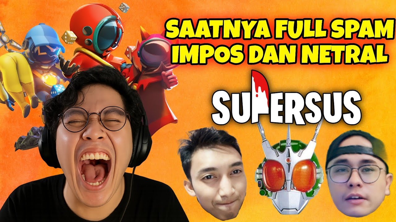 Momen Lucu Aku Full Spam Pakai Kartu Impos dan Netral Melawan Penyu Esport!!! - Super Sus Indonesia