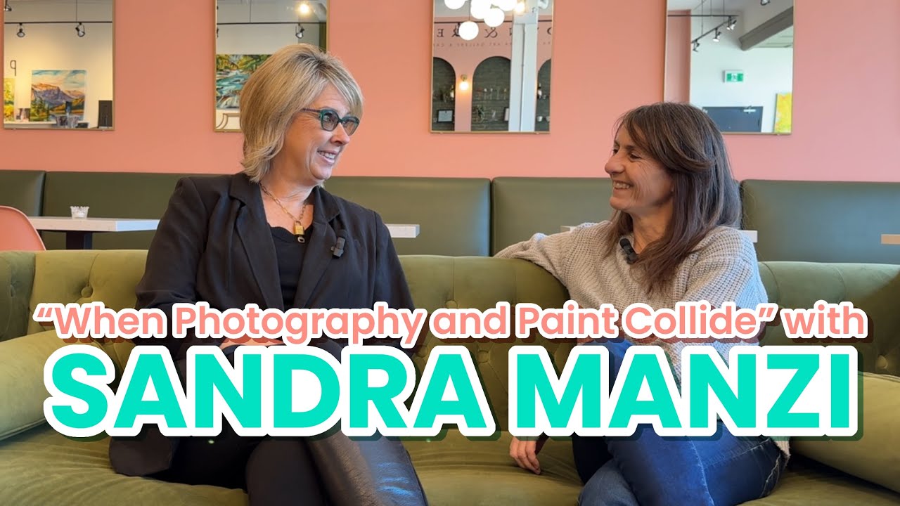 “When Photography and Paint Collide” with SANDRA MANZI | Artist Interviews with Julia Veenstra