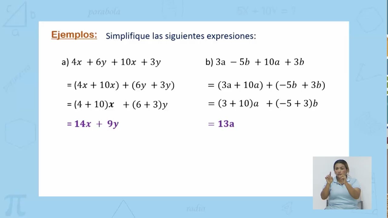 Secundaria | Matemáticas - 8vo Grado | Leyes de los Signos (Suma, Resta, Multiplicación, División)