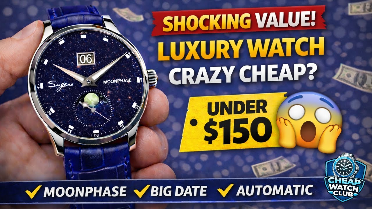 This $100 Moonphase Watch Is WAY Better Than It Should Be | Sugess Moonphase S401 Review
