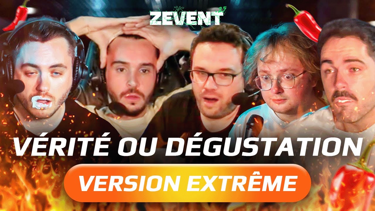 🌶️ Vérité ou dégustation VERSION EXTRÊME ! (avec plein d'invités du #ZEVENT2025)