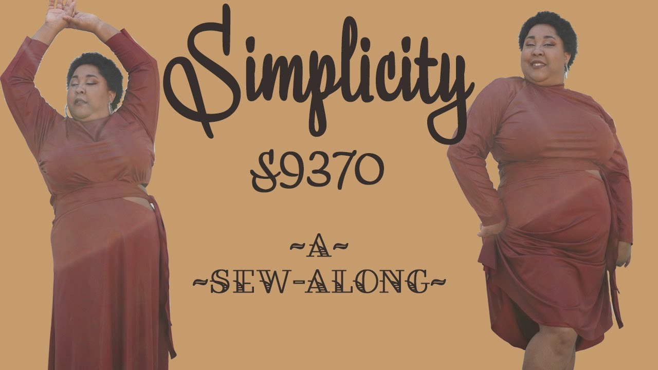 Watch Me Create a Show-Stopping Dress with Simplicity S9370!