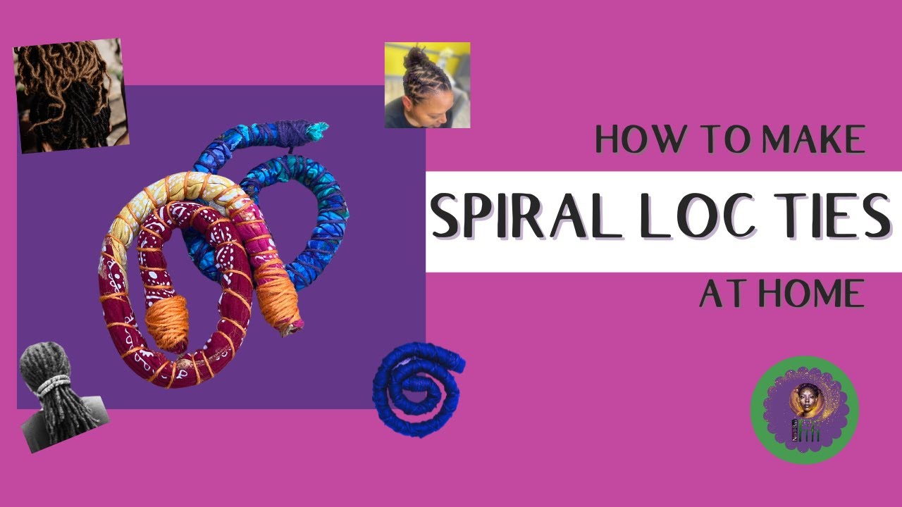 Make it at Home: Spiral (Loc & Loose) Hair Ties
