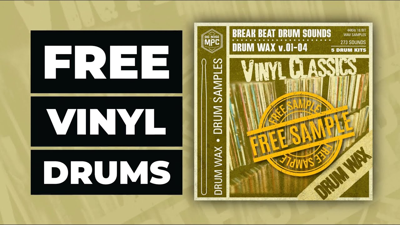 15 FREE Vinyl Drums Samples | Drum Wax by Bignoiseradio