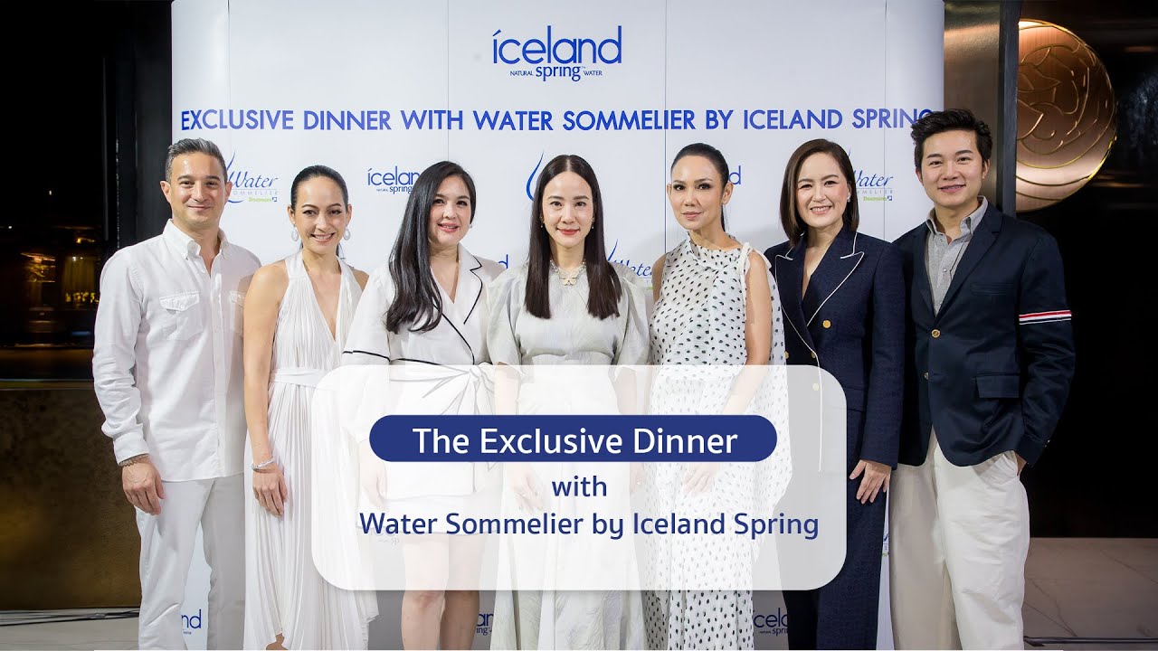 Exclusive Dinner with Water Sommelier by Iceland Spring