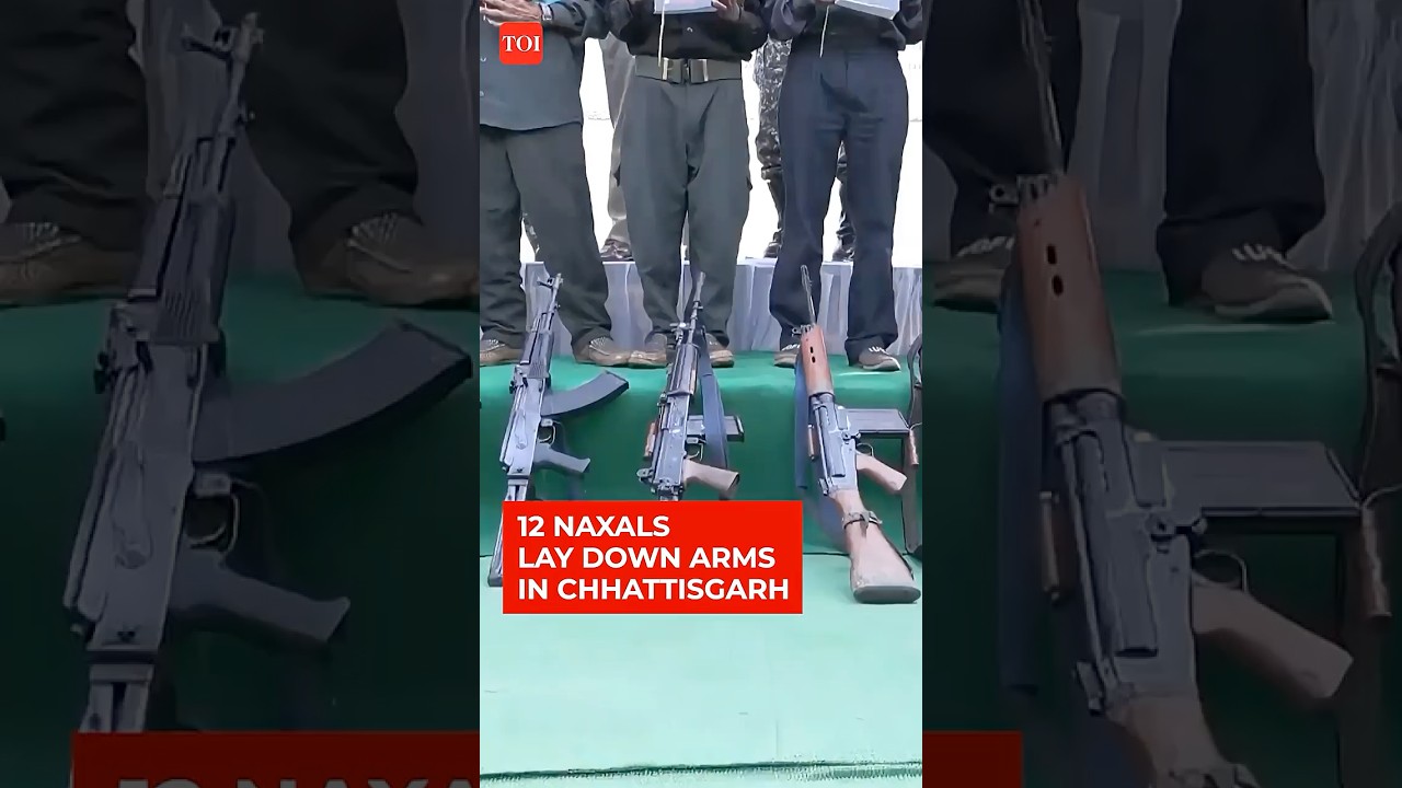 Breaking: Top Maoist Leader Ramdher Majji And 12 Others Surrender In Chhattisgarh