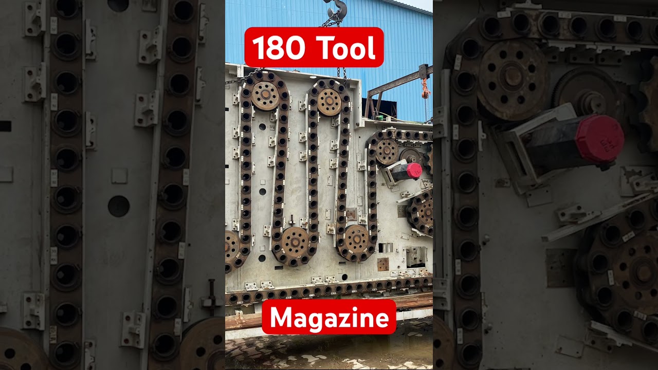 #cnc #cncmachine #automobile #mori seiki 180 tool magazine #machine