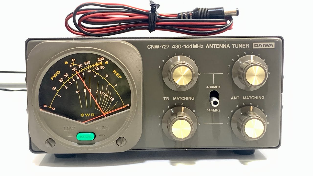 ☀️Daiwa CNW-727 VHF/UHF Tuner 200/150W PEP☀️