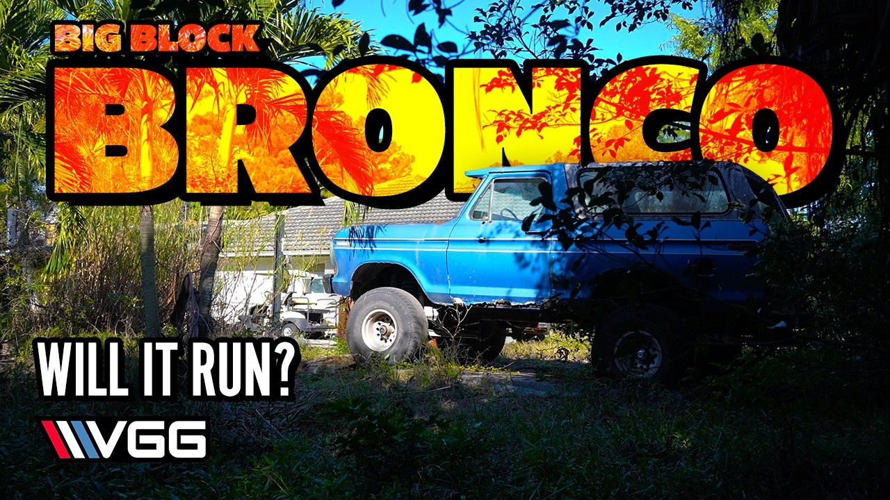 FORGOTTEN BIG BLOCK BRONCO! Will This Fire Damaged Locked Up Ford RUN AGAIN?
