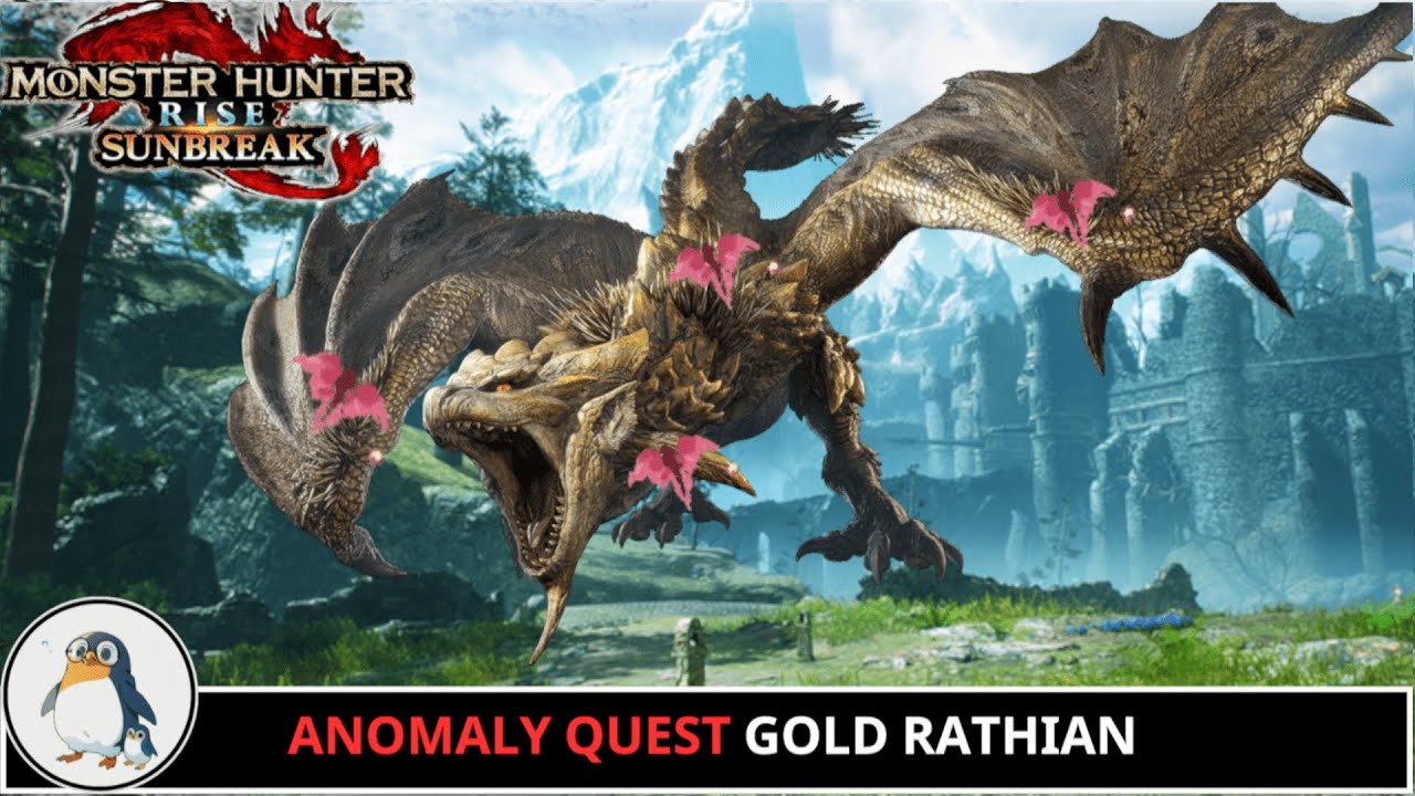 [MHR:SUNBREAK] ANOMALY QUEST  GOLD RATHIAN