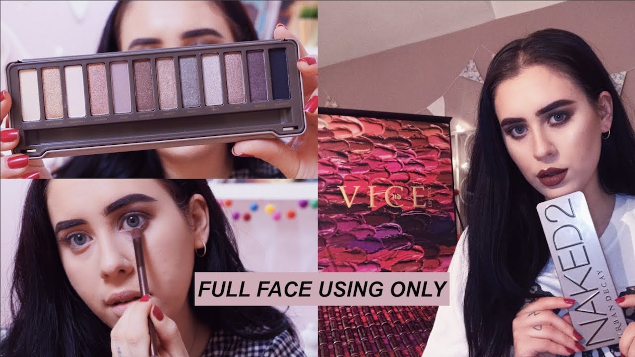 FULL FACE USING ONLY URBAN DECAY + SORPRESA! | cleotoms