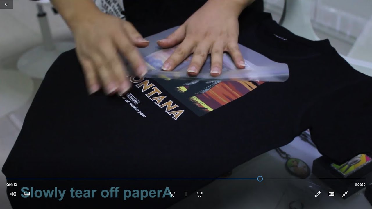i-Transfer® self welding Laser No Cut paper on Textiles tutorials