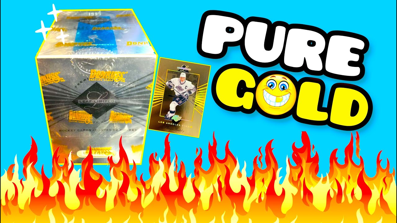 RARE! 1994-95 Donruss Leaf Limited Hockey Hobby Box Break | CREDENTIALS NEXT!! (2023)