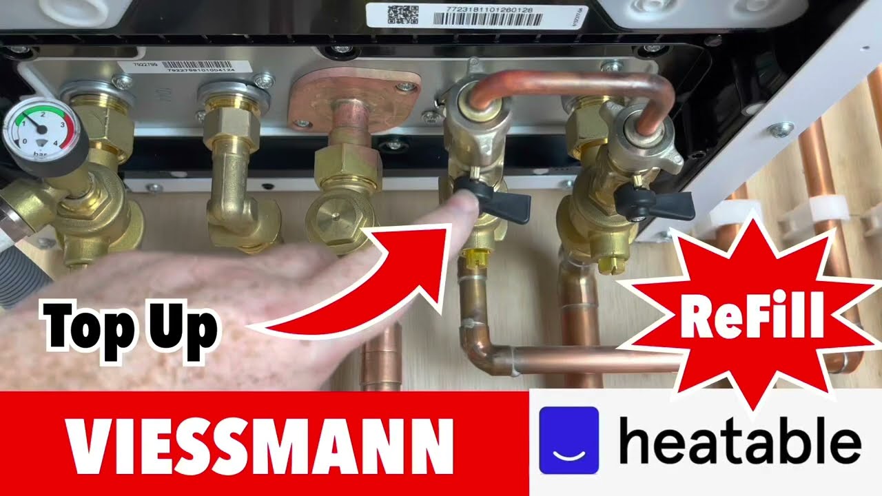 Как повысить давление в котле Viessmann Vitodens 100 Combi