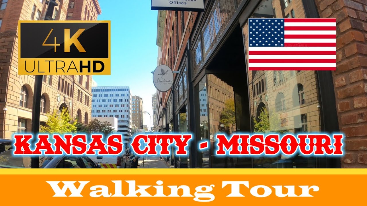 🇺🇸 Exciting Kansas City - Missouri - ~ Walking Tour - USA