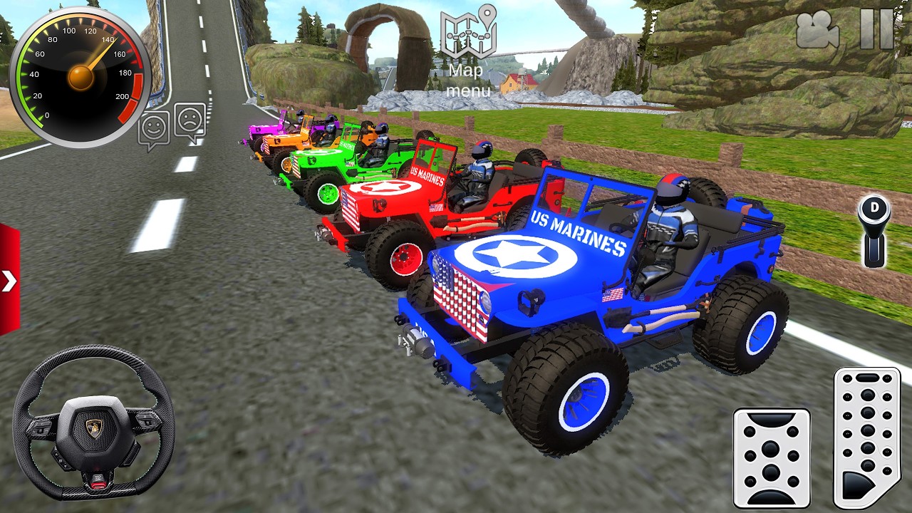 Juegos De Carros - Off-Road Impossible Car Stunt Driving #4 - Android / IOS gameplay [FHD]