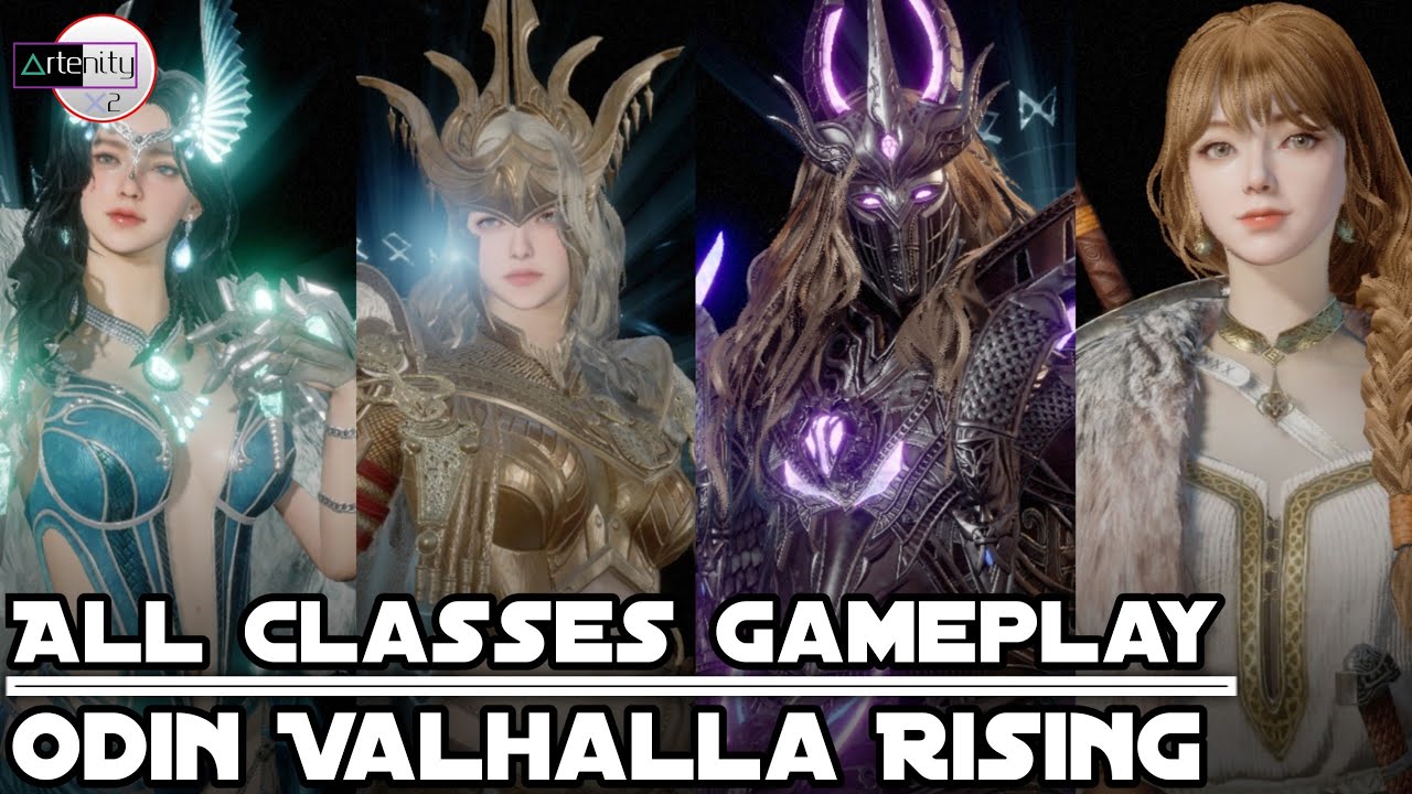 Odin Valhalla Rising: All Classes Preview Gameplay [MMORPG Mobile on Android/iOS]