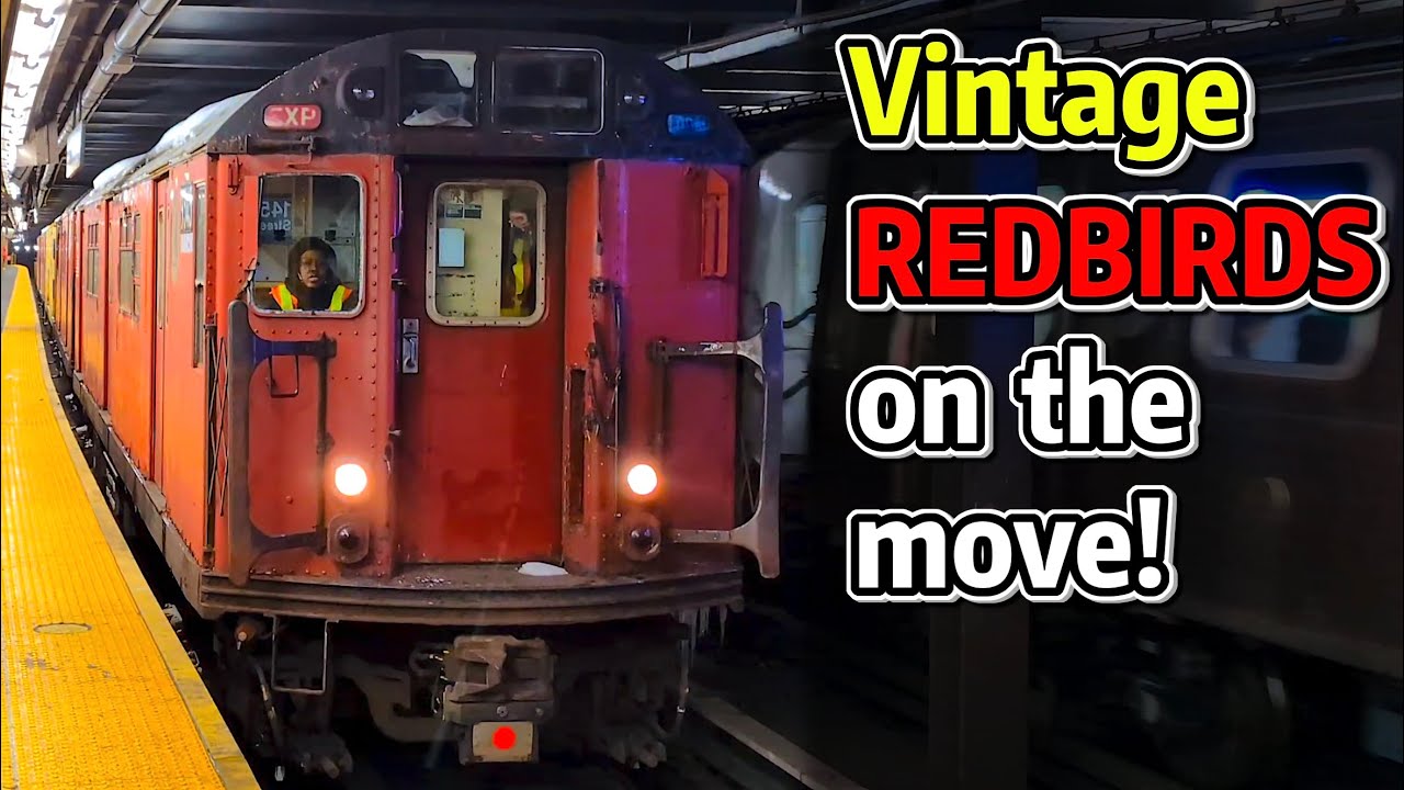 ⁴ᴷ⁶⁰ Old Redbird Signal Dolly and Refuse Flatcar Transfer!