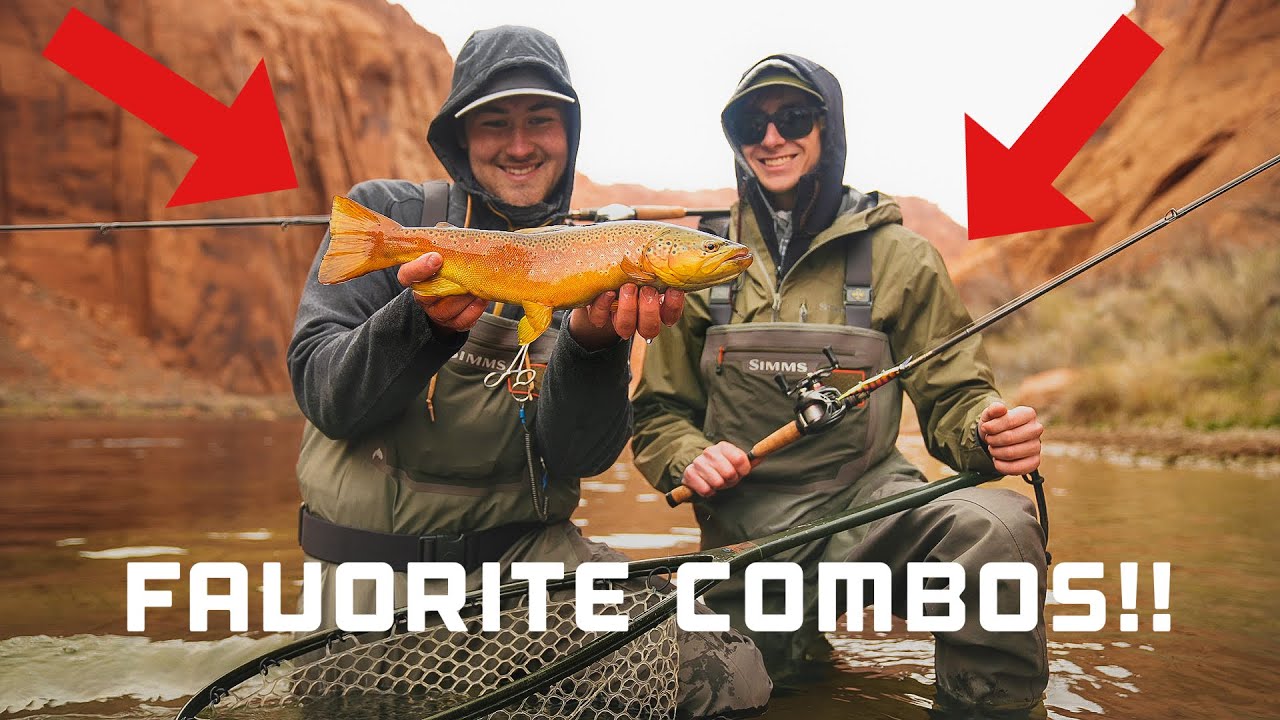 These RODS Are A MUST HAVE For Fishing LARGE Rivers!! Our Favorite Trout Combos!
