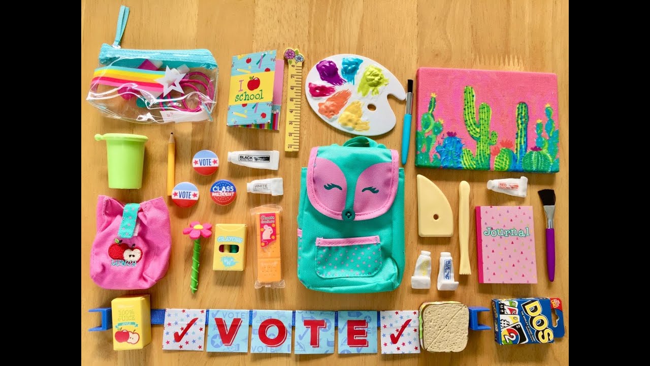 Huge American Girl Doll School Haul ~ School Desk, Backpack and Locker!