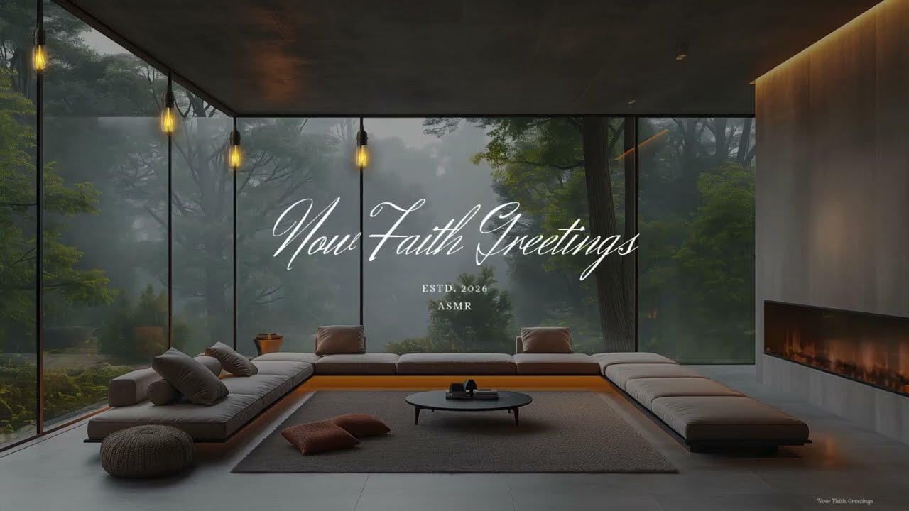 Rain Sounds & Crackling Fireplace Ambience | Cozy Cabin Sounds for Studying, Relaxing & Focus | ASMR